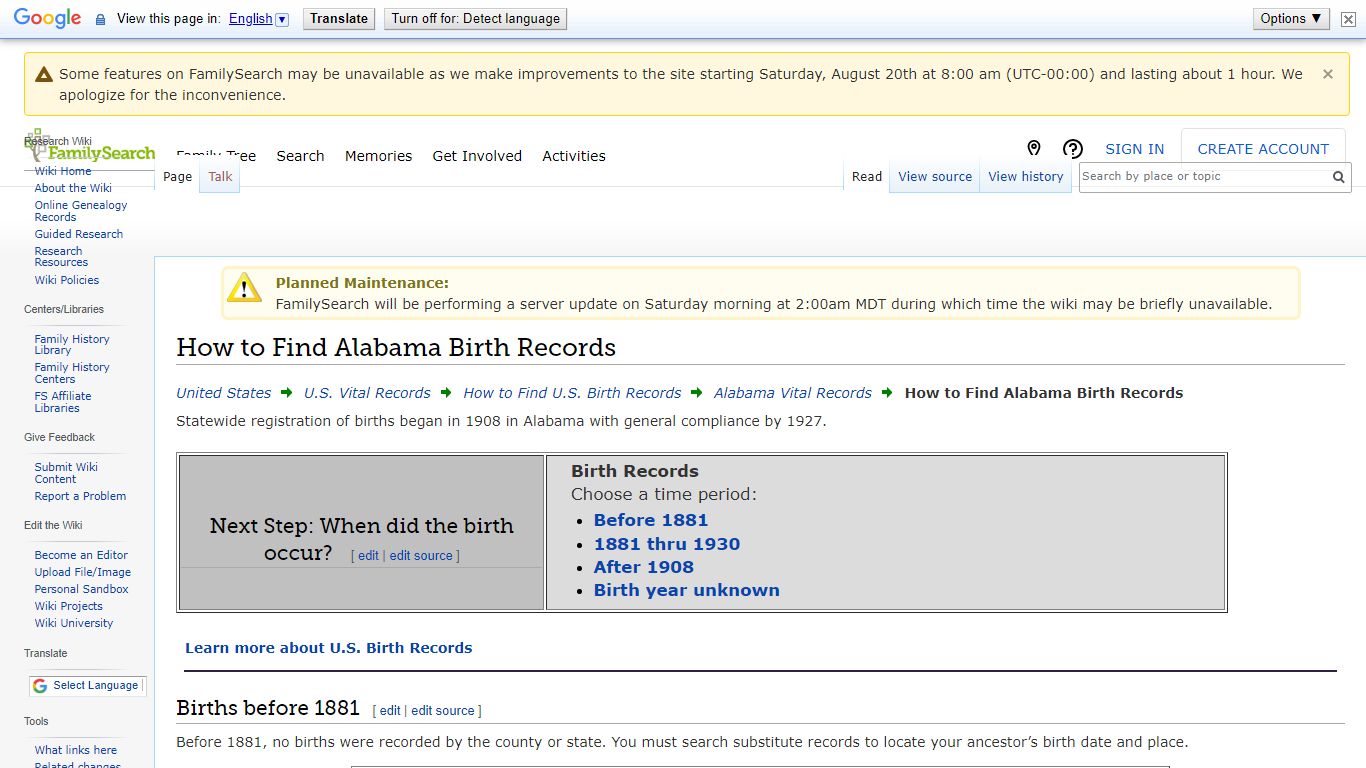 How to Find Alabama Birth Records • FamilySearch